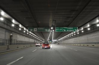 I-90 east at Boston Logan Airport.