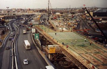 I-90 construction - Logan Airport - February 2001