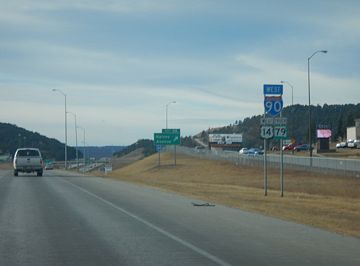 I-90/US 14 west - Rapid City, SD