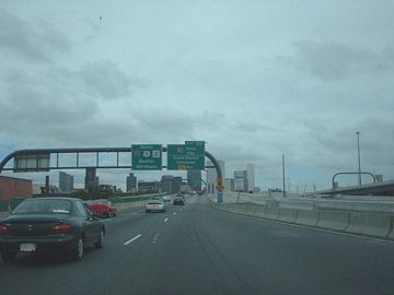 I-93 north at I-90 - Boston, MA 2001