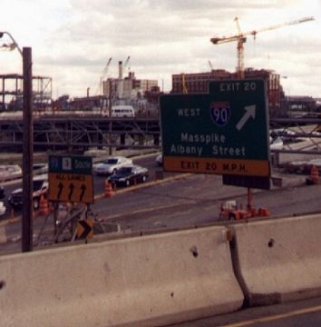 I-93 south at I-90 - Boston, MA 2000