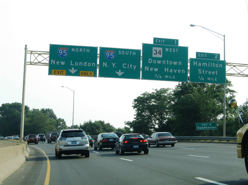 I-91 south at I-95 - 2005