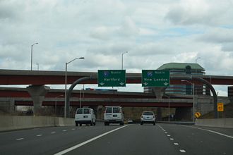 Route 34 east at I-91/95 - New Haven, CT