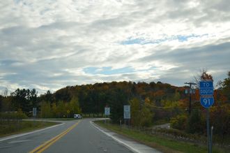 Caswell Ave at I-91 - Derby Line, VT