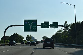 I-91 south at I-95 - New Haven, CT