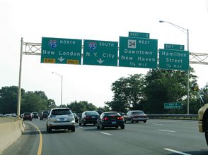 I-91 south at I-95 - 2005