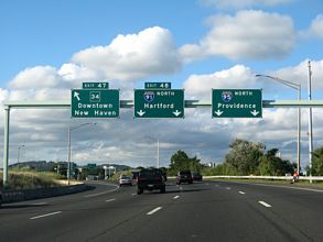 I-95 north at I-91 - 2007