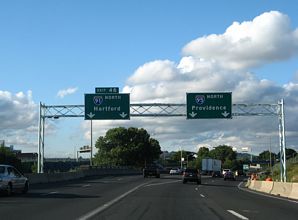I-95 north at I-91 - 2007