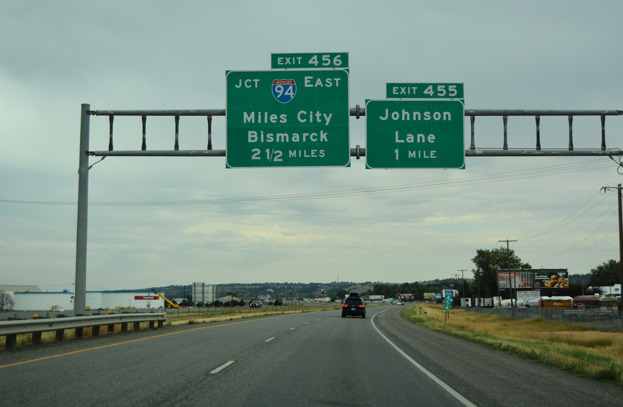 I-90/US 87-212 east at I-94 - Lockwood, MT