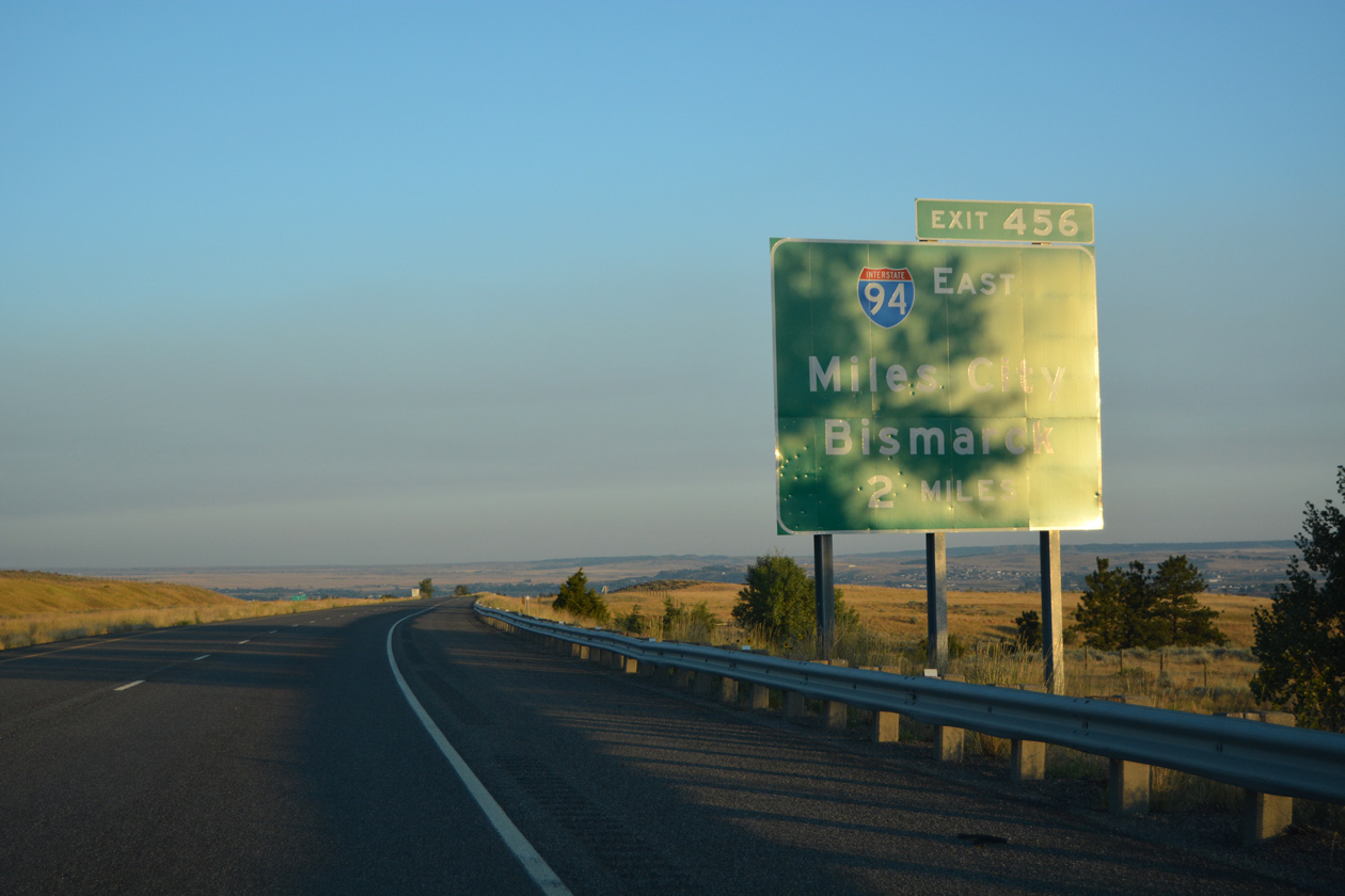 I-90/US 87-212 west at I-94 - Lockwood, MT