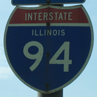 Interstate 94 shield representation