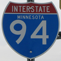 Interstate 94 shield representation