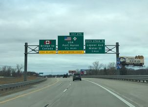 I-94/69 east at Lapeer Ave - Port Huron, MI
