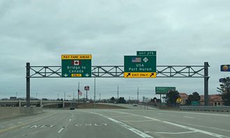 I-94/69 east at M-25 - Port Huron, MI