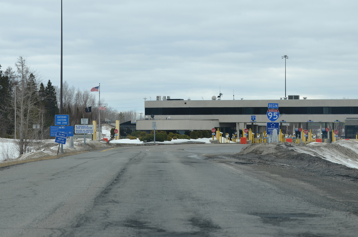 I-95 south at International Border