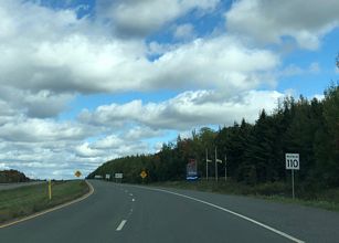 I-95 north at Canadian Border