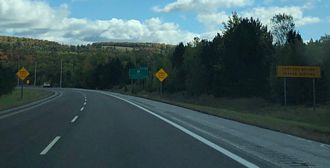 I-95 north at US 2 - Houlton, ME