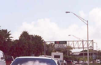 I-95 south at US 1 - Miami, FL - 2000
