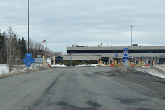 I-95 south at International Border