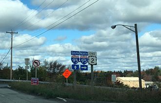 US 2 east at I-95 - Houlton, ME