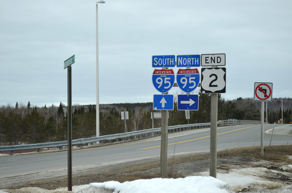 US 2 east at I-95 - Houlton, ME