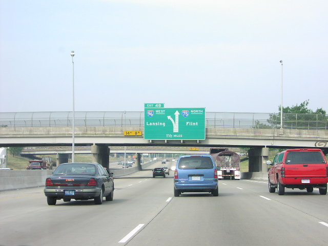 I-75 north at I-96 - Detroit, MI