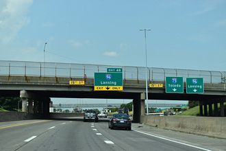 I-75 south at I-96 - Detroit, MI