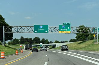 I-75 south at I-96 - Detroit, MI
