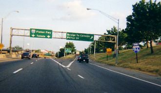I-96 east at I-75 - 2002