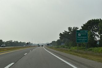 I-96 West a half mile from Exit 1 B to US 31 North
