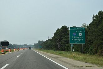US 31 north at I-96/US 31 Business - Norton Shores, MI
