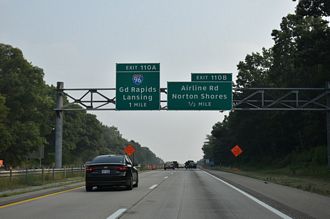 US 31 south at I-96/US 31 Business - Norton Shores, MI
