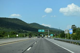 Interstate 99 End shield