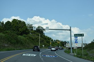 PA 26 at Interstate 80 West to DuBois, PA
