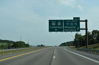 I-99/US 220 south at US 220 Business - Bedford Twp, PA