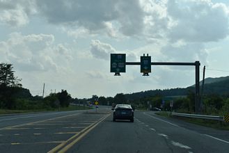 PA 26 South at I-80/99 and US 220 in Spring Twp