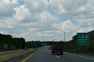 US 220 Business access road west at I-99/US 220