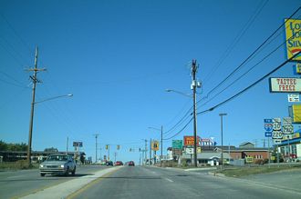 US 220 Business north at I-99/US 220 - Bedford Twp, PA
