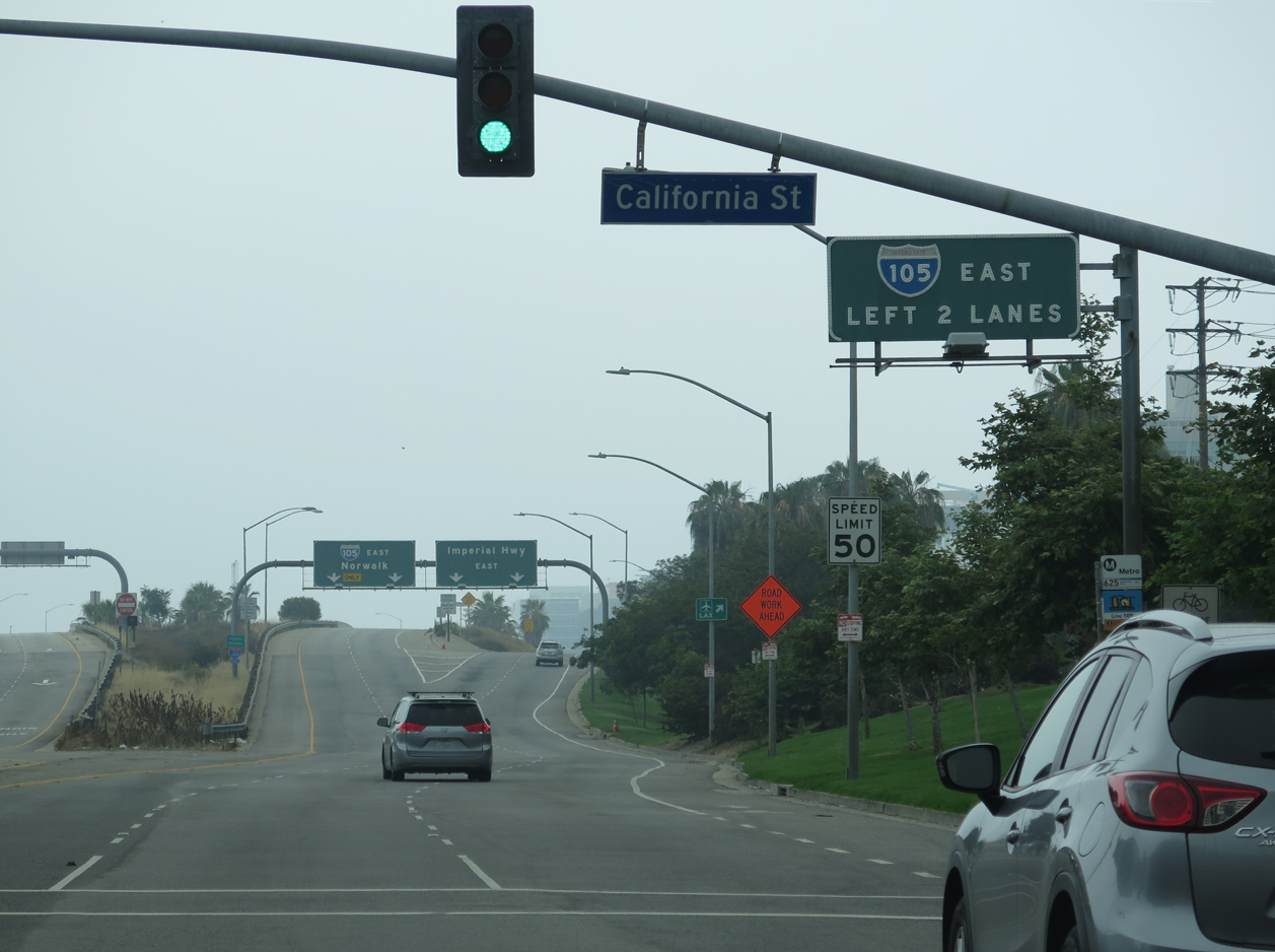 Imperial Hwy east at I-105 - El Segundo, CA