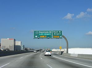 I-105 west at SR 1 - El Segundo, CA