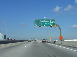 I-105 west at SR 1 - El Segundo, CA