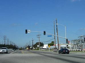 I-105 west at California St - El Segundo, CA