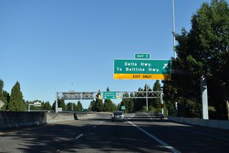 I-105/OR 126 west at Delta Hwy in Eugene