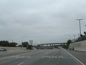 I-105 west at I-605 - Norwalk, CA