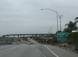 I-105 west at I-605 - Norwalk, CA