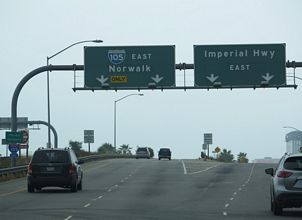 Imperial Hwy east at I-105 - El Segundo, CA