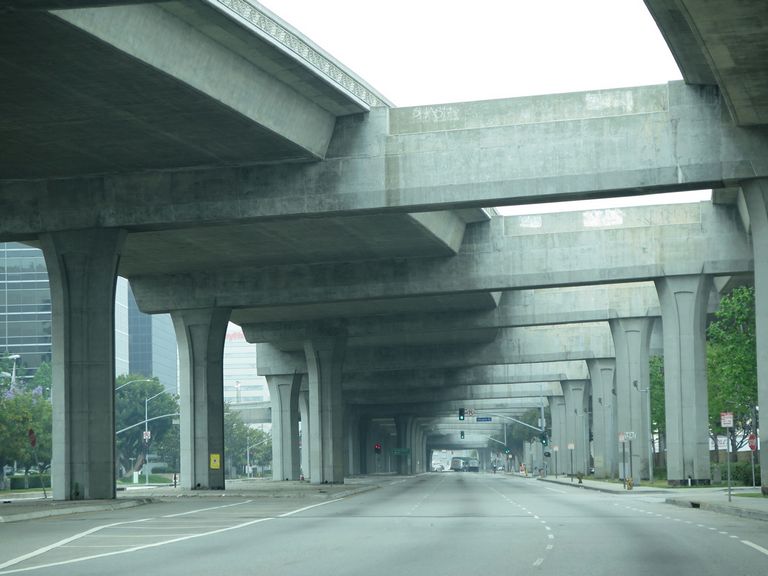 I-105 above Imperial Highway - El Segundo, CA