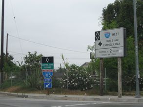 Studebaker Rd north at I-105 - Norwalk, CA