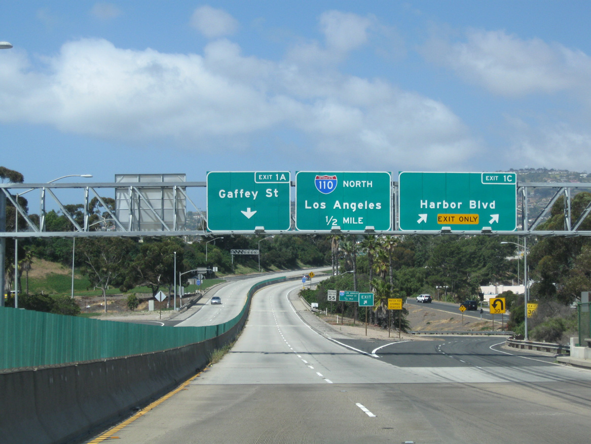 SR 47 west at I-110 - Los Angeles, CA