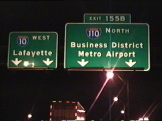 I-10 West at I-110 in 1996